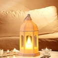 thumbnail image 1 of Feltree Mini Hexagonal Electronic Wind Lamp with Realistic Flicker, Portable LED Candle Lantern for Festivals/Camping Ambience, 1 of 8