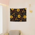 thumbnail image 3 of Picia Sunflowers Leaves Pattern Tapestry-Tapestries for Bedroom Living Room Dorm(29x37"), 3 of 8