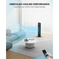 thumbnail image 4 of NFTIGB Oscillating Tower Fan for Home, Quiet Fans with Remote, 9H Timer, 3 Speeds, 29 inch, Black, New, 4 of 7