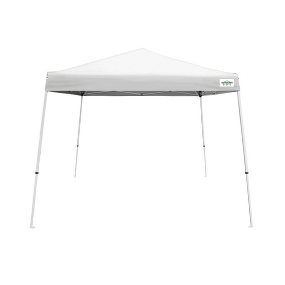 Caravan Canopy Cirrus Instant Slant Canopy Kit 8' x 8' White, 42.25 Sq. Ft of Shade, Slant Leg, Incudes Roller Bag