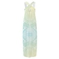 thumbnail image 3 of Birdeem Robe Longue Décontractée pour Femme à Col en V Sans Manches Imprimée, Coupe Ample, Style Camisole, Longue Robe+poche, 3 of 5