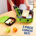 thumbnail image 4 of Children's Insulated Lunch Bag with Snack Box and Bottle – Gamer Gift, 4 of 5