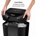 thumbnail image 3 of Fellowes FEL4400201, LX45 Cross-cut Shredder, 1 Each, Black, 3 of 6