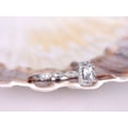 thumbnail image 4 of Classic 1.50 Carat Moissanite and Moissanite Wedding Ring with 18k Gold Plating, 4 of 6