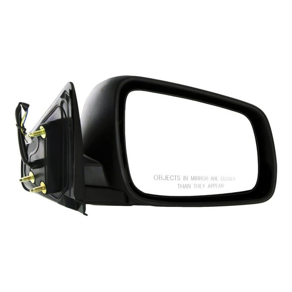MIRROR Compatible For 2008-2014 Mitsubishi Lancer Right Passenger Power Glass Textured Black