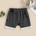 thumbnail image 3 of Wassery Infant Baby Boys Clothes 6 12 18 24 Months Boys Summer Shorts Elastic Waist Printed Short Pants Sports Jogging Shorts, 3 of 6