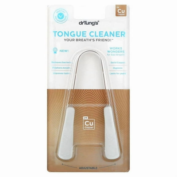 Dr. Tung's, Copper Tongue Cleaner, 1 Cleaner Pack of 3