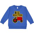 thumbnail image 2 of Inktastic Red Tractor Big Brother Toddler Sweatshirt, 2 of 4