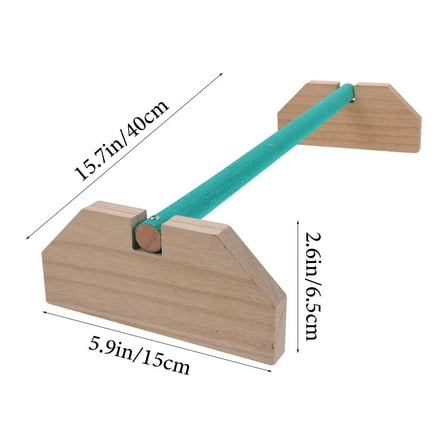 GAXIRE Chicken Perch for Coop, 1 Set 40x5.9in Multi-Colored Wooden Roosting Stand for Poultry Comfort and Exploration
