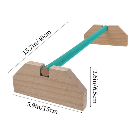GAXIRE Chicken Perch for Coop, 1 Set 40x5.9in Multi-Colored Wooden Roosting Stand for Poultry Comfort and Exploration