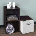 thumbnail image 2 of Niche Cubo Storage Set - 3 Cubes and 1 Canvas Bin- Truffle/White, 2 of 6