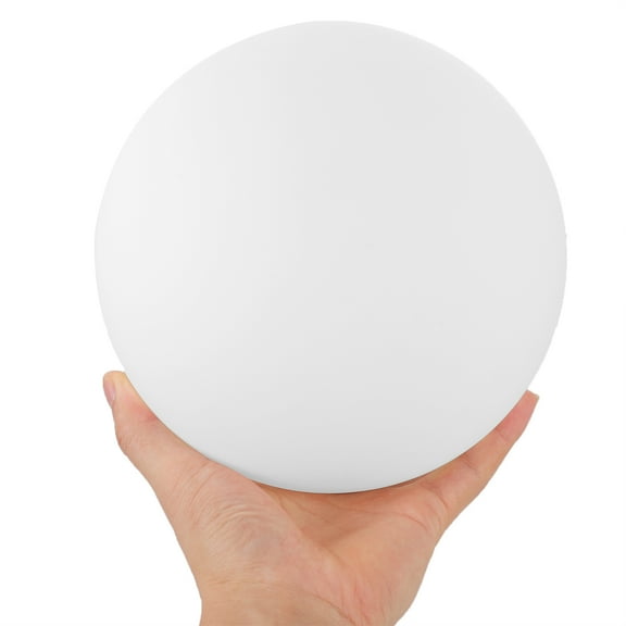 Yuangui Replacement Glass Lamp Shade Cover for Pendant Lamps - 18cm White