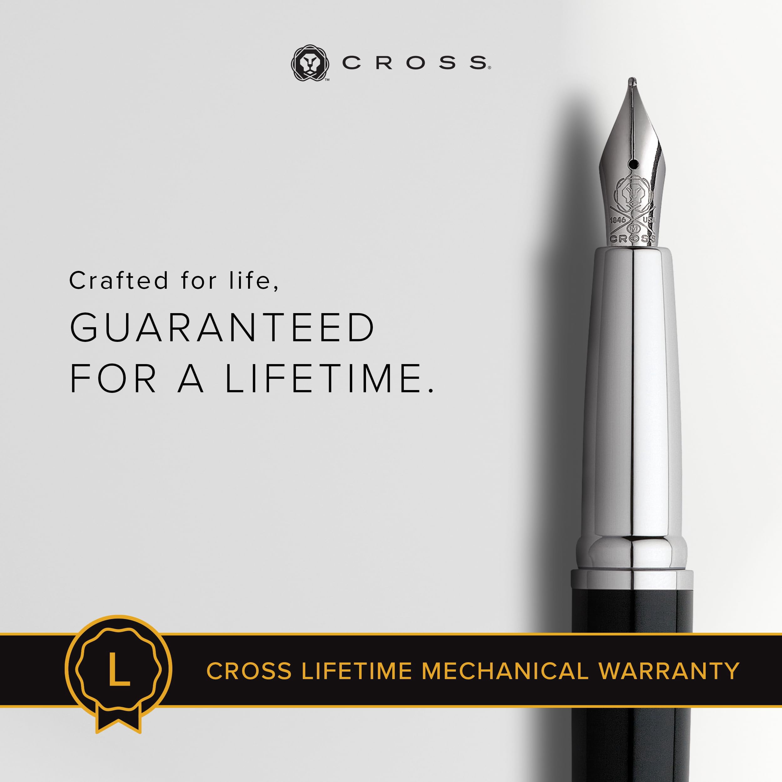 Cross ATX Basalt Black Fine Nib Fountain Pen