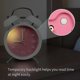 thumbnail image 3 of 4 inch Loud Alarm Clock for Heavy Sleepers,Non-Ticking Silent,Night Backlight,Battery Operated,Twin Bell Basic Clock for Wake-up, 3 of 5