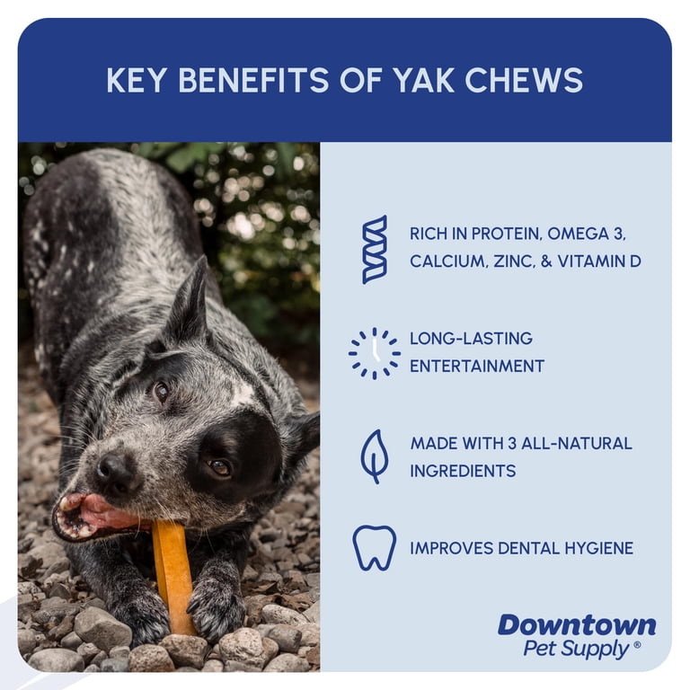 Downtown Pet Supply Himalayan Yak Chews, Dental Dog Treats, 0.5 Lb photo 2