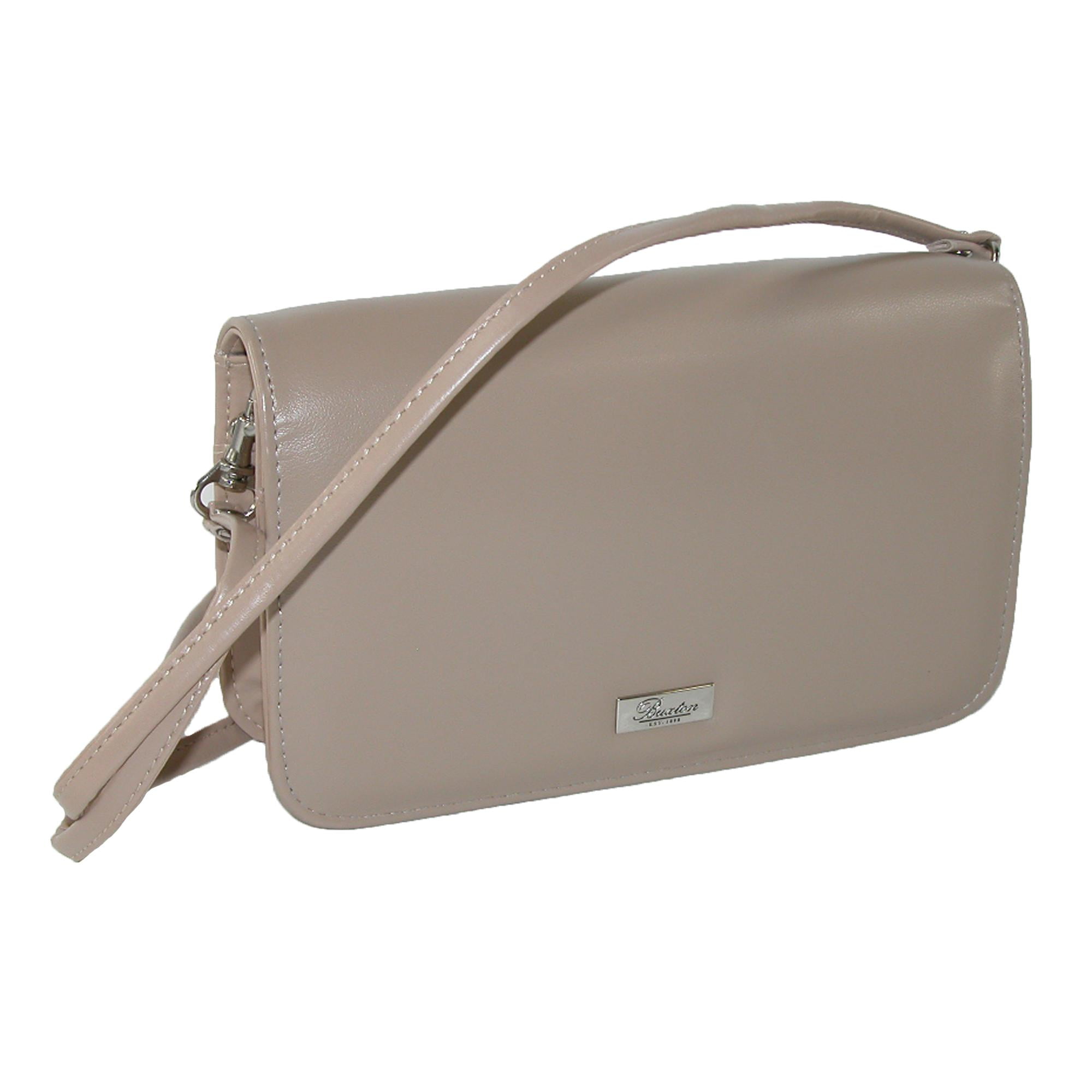 Buxton Women S Synthetic Single Flap Mini Cross Body Handbag