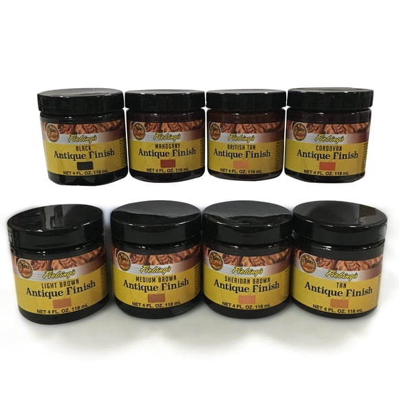 Fiebing’s Antique Finish Leather Stain 4 oz - Medium Brown