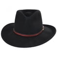 thumbnail image 3 of Bozeman Crushable Wool Felt Outback Hat - L - Black, 3 of 4