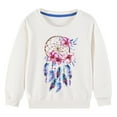 thumbnail image 4 of None Kids Sweatshirts for Girls Cotton Comfort White Boys Shirts Round Neck Graphic Sweaters Casual Long Sleeve Blouses Winter Sweatshirts, 4 of 4