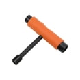 thumbnail image 2 of Llave en forma de T o de L para placas deslizantes, herramienta de mantenimiento de patinetas de 3 orificios de color naranja, 2 of 8