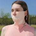 thumbnail image 5 of Mascarilla de protección solar de seda de hielo de verano para mujer, transpirable, fina, con protección solar montada en la oreja, 5 of 5