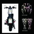 thumbnail image 5 of Furulu Motorcycle Flame Sticker For Gas Tank & Fender Decals Vinyl Laser Colorful, 5 of 5