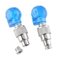 thumbnail image 4 of Rtengtunn Tapa de válvula con forma de calavera de 2 piezas Luz LED Luz de neumático de rueda para automóvil Motocicleta Bicicleta - Azul MFZFUKR LL-1256, 4 of 4