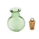 thumbnail image 4 of Botellas de corcho de vidrio de 10 piezas Vial plano redondo Botella de deseos Colgantes de bricolaje (Verde), 4 of 4