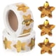 thumbnail image 1 of 2 Rolls Pentagram Stickers Self-Adhesive Glitter Sparkly Gold Star Stickers for Decoration Reward Chart, 1 of 4