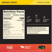 Optimum Nutrition, Gold Standard 100% Whey Protein Powder, Banana Cream, 5 lb, 73 Servings