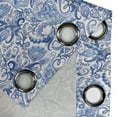 thumbnail image 4 of Ambesonne Blue Grommet Curtain, Native Natural, 50" x 120", Pale Blue White and Blue, 4 of 6