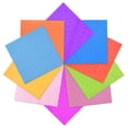 thumbnail image 1 of MasteelfCA 100 Sheets Origami Iridescent Papers Glitter DIY Craft Paper Handcraft Paper Colorful Glitter Paper, 1 of 8