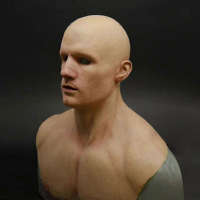 Carnival Halloween Realistic Party Prop Latex Men Mask Male Disguise Cosplay