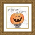 thumbnail image 1 of Ogren, Sarah 20x20 Gold Ornate Wood Framed with Double Matting Museum Art Print Titled - Pumpkin Latte, 1 of 4