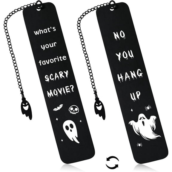 Mens Boo Basket Stuffers for Him, Halloween Bookmark, Dark Romance Merch, Horror Bookmark, Horror Gifts for Women, Scream Merch
