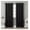 Black，52"W x 108"L (Pack of 2), variant on Blackout Curtains - Dark Grey 52x120 Inch - Thermal Insulated Grommet Top - Set of 2 Panels - Energy Efficient Window Coverings for Bedroom