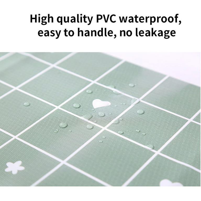 TureClos Waterproof PVC Coffee Tablecloth Spillproof Table Protector Mat  Dining Room Table Cover