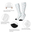 thumbnail image 5 of Fotbe Rabbit And Star print Women's Men's Novelty Crew Socks Cotton Socks Knee High Socks for Walking,Running,Nurses,Pregnancy, 5 of 8