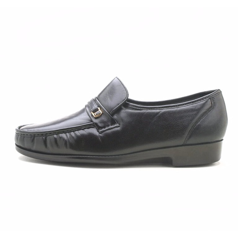 Florsheim Comfortech Mens Black Leather Loafers Moc Toe Dress Shoes 17088 9.5 D Florsheim Comfortech Riva Loafer | #17088-01 | Size 11.5 EEE  main image 3