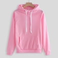 thumbnail image 5 of Riforla Women Jogger Outfit Matching Sweat Suits Long Sleeve Hooded Sweatshirt and Sweatpants 2 Piece Lounge Sets Tracksuit Pink XXXXL, 5 of 8
