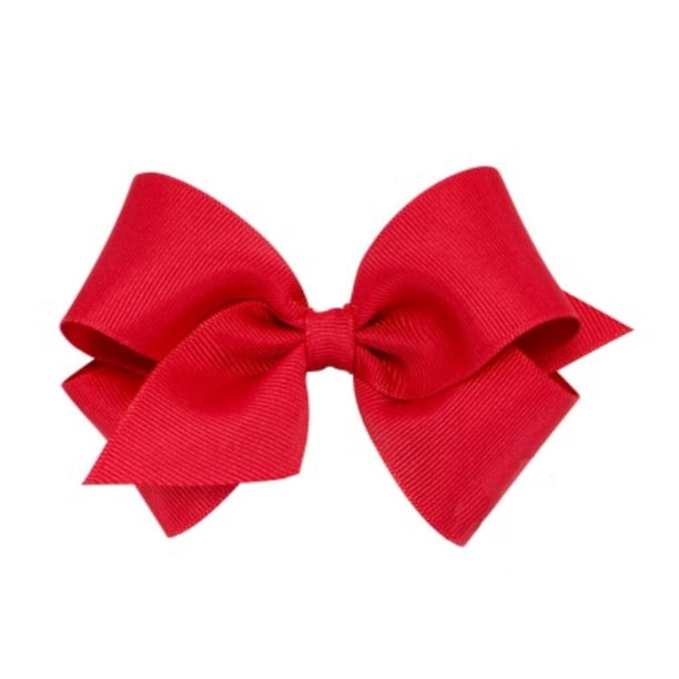 Moño pequeño grosgrain azul Wee ones rojo 3 Wee Ones 7662-BL