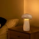 thumbnail image 3 of Lámpara De Mushrooms De Madera, Iluminación Led Cálida, Noche Recargable, Dormitorio, Cama, Estudio, Iluminación Ambiente, Lámpara De Pie, Adecuada Para Habitación, Iluminación Cálida,, 3 of 8