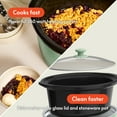 thumbnail image 4 of bella 6 Qt Manual Slow Cooker with 3 Temperature Settings, Ceramic Nonstick Coating, Dishwasher Safe Stoneware Pot & Tempered Glass Lid, Seaglass, 4 of 9