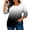 Black plus size fall tops for women a1, variant on thefmos Women Plus Size Fall Winter Round Neck 3/4 Sleeve Gradient Casual Loose Tshirt Pullover Tops for Women Cute Trendy Comfy Oversized Tee Blouses Daily Wear Work Outfits, Purple 2XL