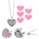 thumbnail image 5 of WORGEOUS 1 Juego de collar difusor de aceites esenciales decorativo con colgante de Aroma en forma de corazón para mujer, 5 of 8