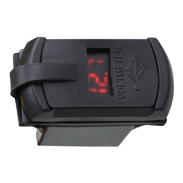 Kenally de puerto USB Dual 4.2A, toma de corriente, de teléfono resistente al agua para coche, barco, motocicleta con línea de Accesorios para motos negro Kenally VI000725-01B