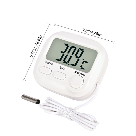 JIAHAOO Magnetic Back Digital Thermometer Abs Shell Lcd Digital Display For Indoor Fridge Freezer Temperature Monitoring