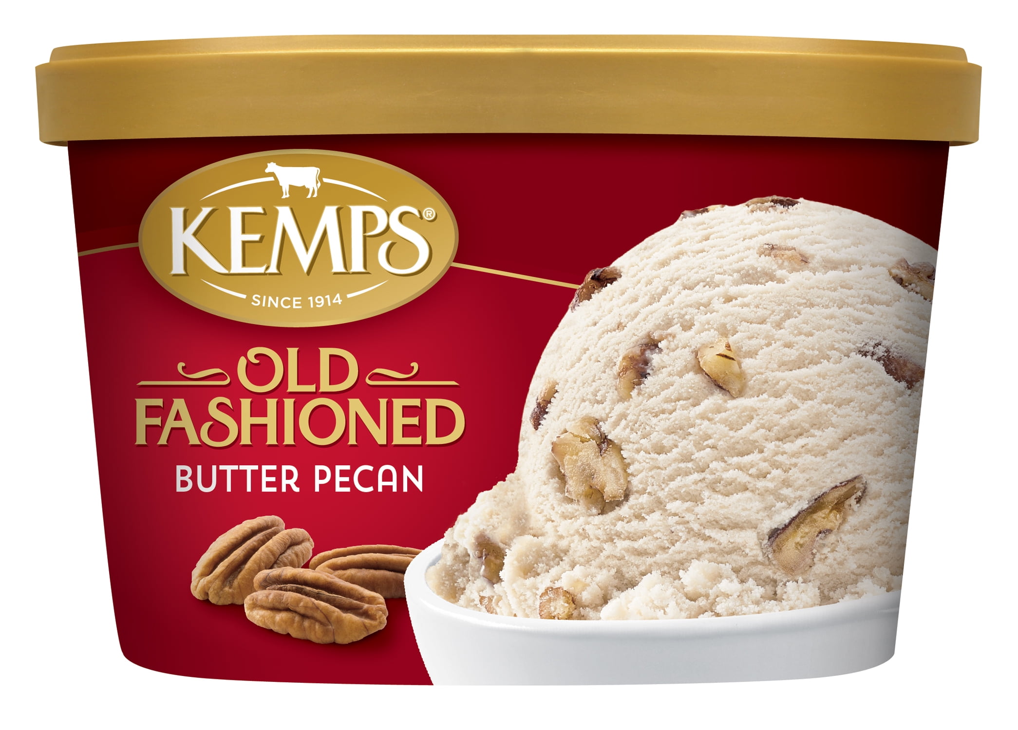 Kemps Old Fashioned Butter Pecan Ice Cream 1.5 qt.
