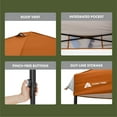 thumbnail image 5 of Ozark Trail 10x10 Instant Pop Up Canopy Tent with Simple Push Setup – Straight Leg Pop-Up Tent for Tailgating, Camping & Events, Burnt Orange, 5 of 10