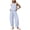 05-Light Blue, variant on 2 Piece Sets for Women Summer Plaid Sleeveless Tops Wide Leg Pants Matching Lounge Set Beach Vacation Outfits